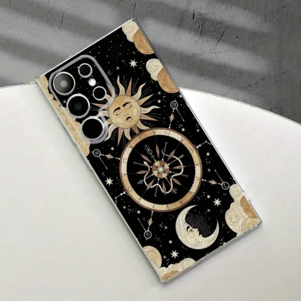 Celestial Sun Moon Samsung Galaxy S23 Ultra Phone Case